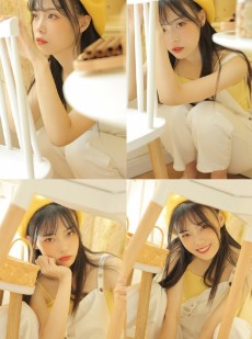 年轻的小姑娘眉清目秀美女套图