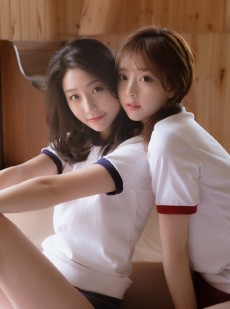 体操服姐妹花清凉唯美图片
