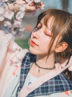 樱花美景佳人女神写真